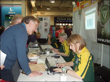 IFHF members demonstrating www.rootsireland.ie